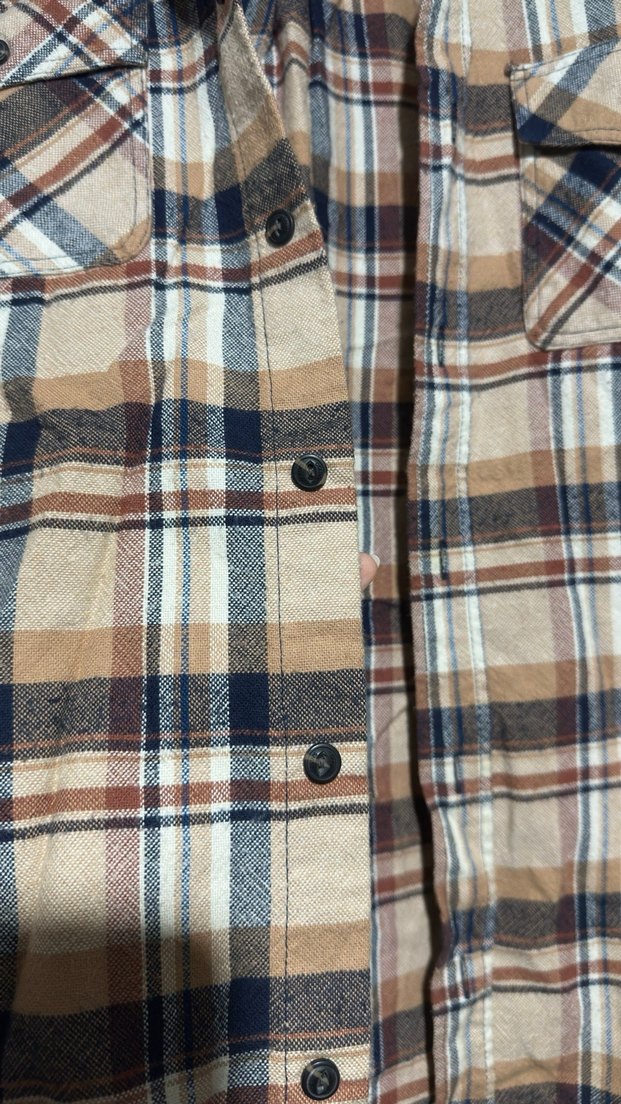 Düğmeli Kahverengi Erkek Gömlek - Görsel 4