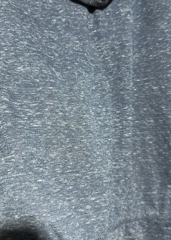 Kadın Mavi Fermuarlı Kapüşonlu Hırka - Görsel 5