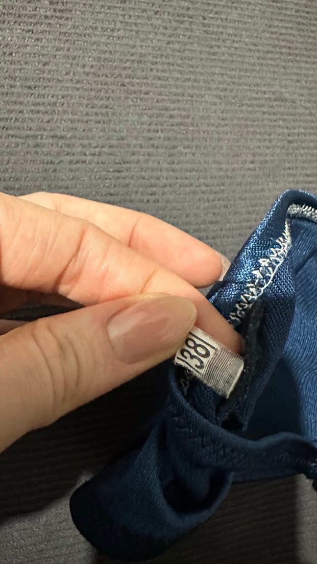 Mavi Elastik Askılı Kadın Bikini Üstü - Görsel 4