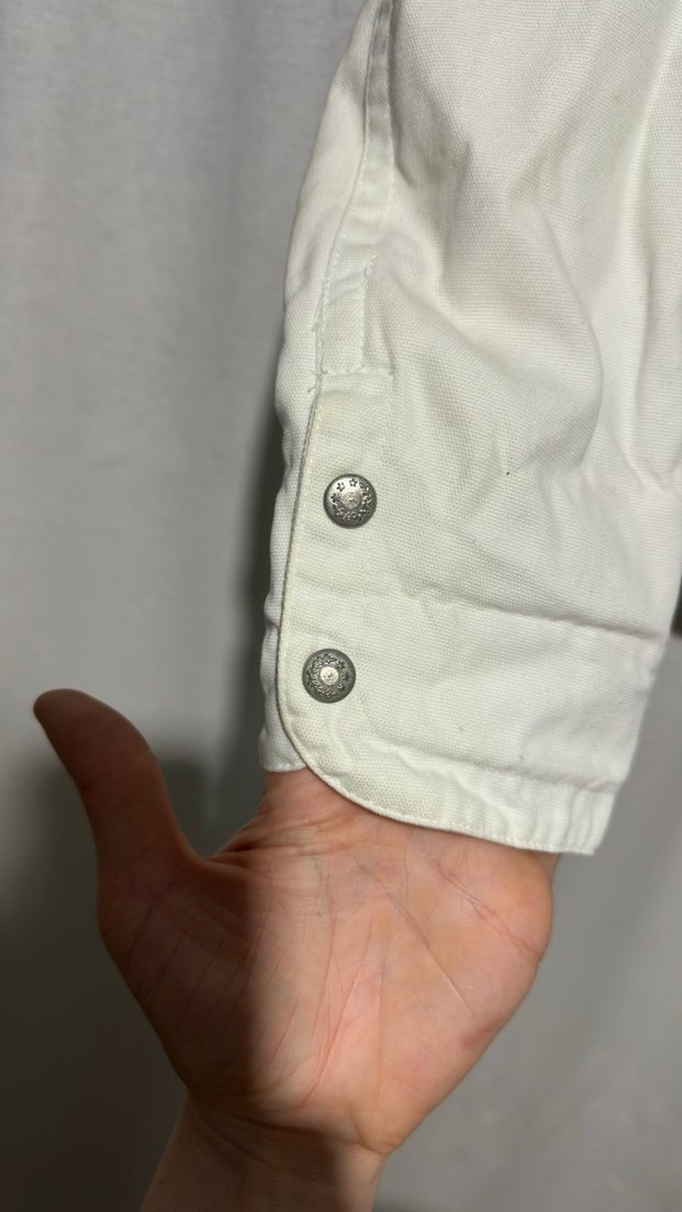 Düğmeli Beyaz Kadın Blazer Ceket - Görsel 4