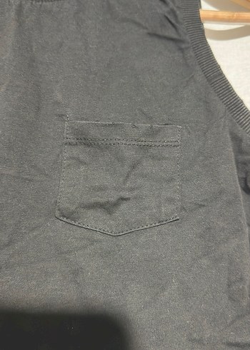 Siyah Kolsuz Crop Bluz - Görsel 4