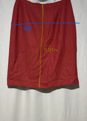 Kiremit Keten Midi Kalem Etek - Görsel 5