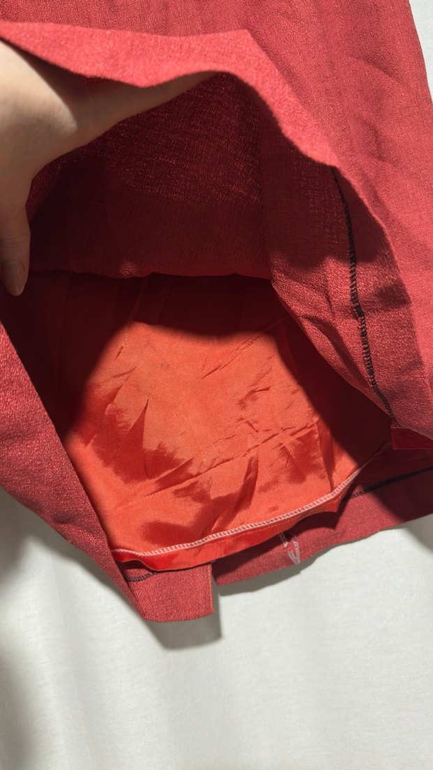 Kiremit Keten Midi Kalem Etek - Görsel 3