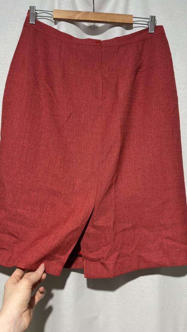 Kiremit Keten Midi Kalem Etek - Görsel 4