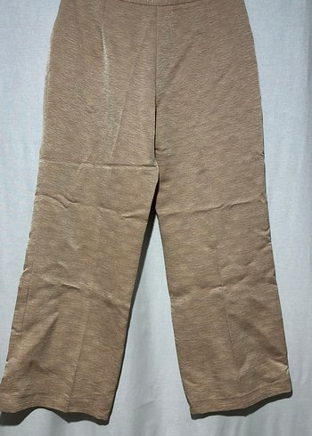 Bej Parlak Kadın Kumaş Pantolon - Görsel 2