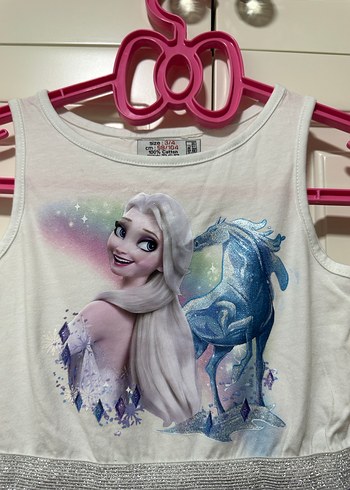 H&M Kız Çocuk Çok Renkli Elsa Temalı Elbise