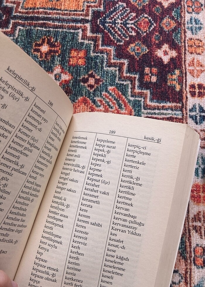 Sözlük
 - Görsel 3