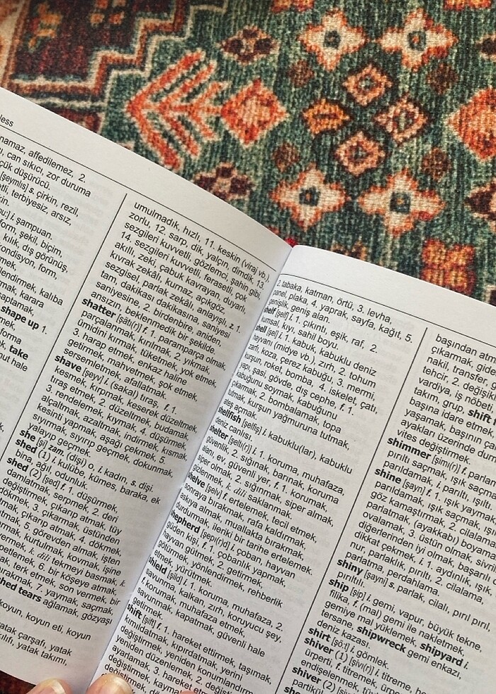 Sözlük
 - Görsel 4