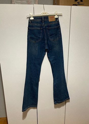 Mavi Kadın Denim Midi Boy Kot Pantolon - Görsel 4