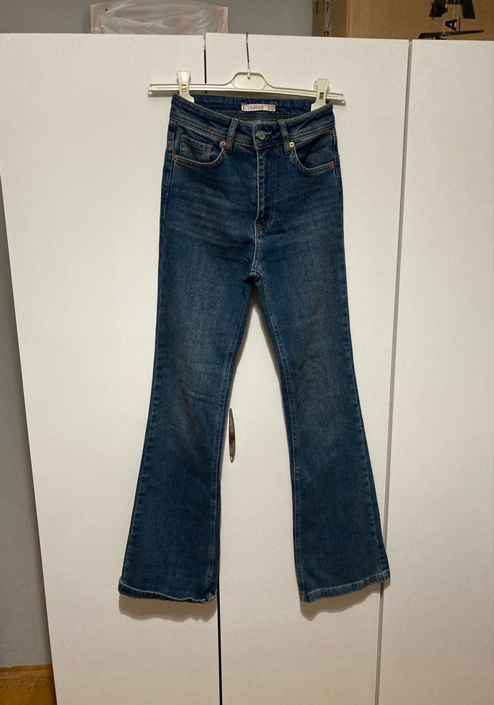 Mavi Kadın Denim Midi Boy Kot Pantolon - Görsel 2