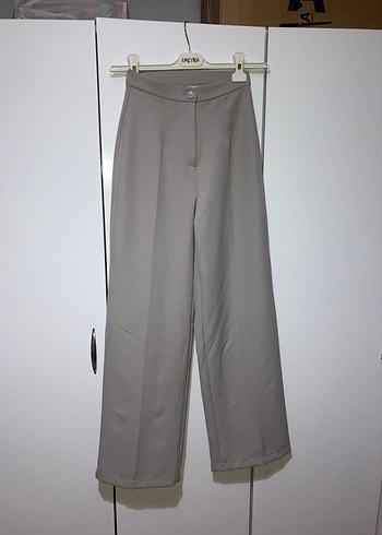 Gri kumaş pantolon - Görsel 2