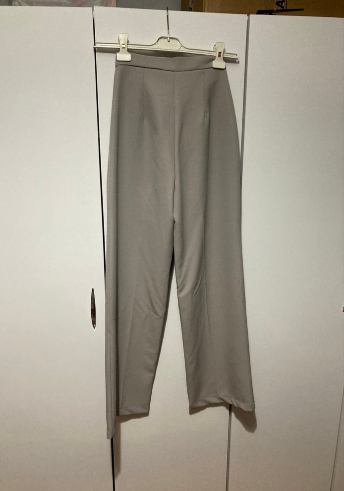 Gri kumaş pantolon - Görsel 4