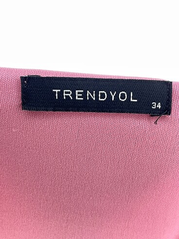 34 Beden pembe Renk Trendyol & Milla Uzun Elbise %70 İndirimli.