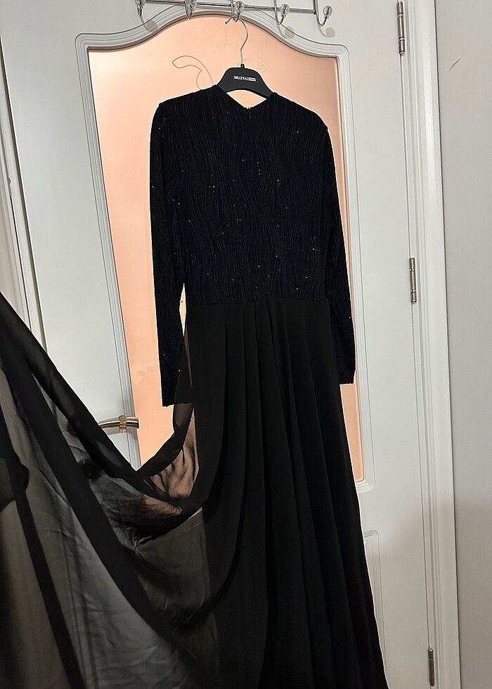 Şık abiye elbise - Görsel 4