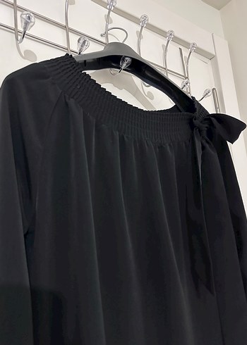 Siyah Uzun Kollu ferace - Görsel 3