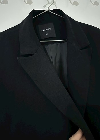 Siyah Notch Yaka Kadın Blazer Ceket - Görsel 2