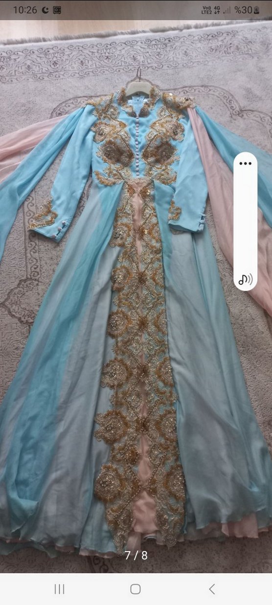 tesettür abiye bebe mavisi - Görsel 5