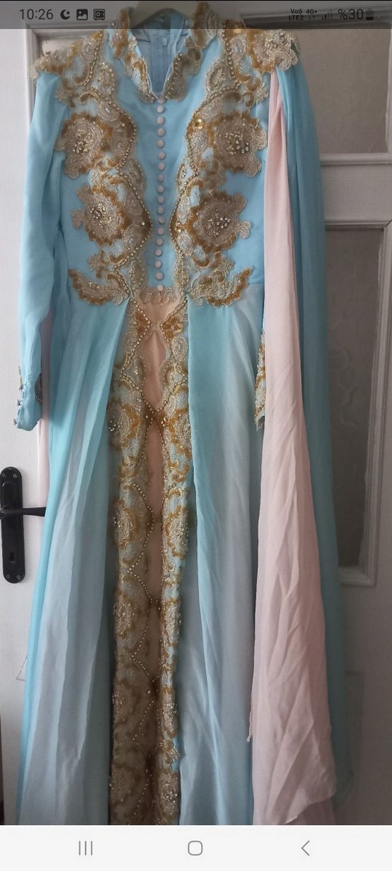 tesettür abiye bebe mavisi - Görsel 3