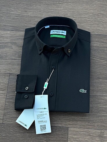 Lacoste Siyah Gömlek