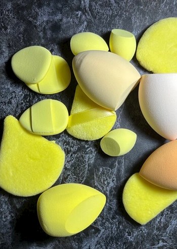 Diğer MODABEAUTY Sarı Makyaj Süngeri Seti 14'lü