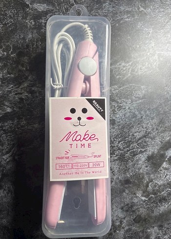 Pembe mini Saç Düzleştirici