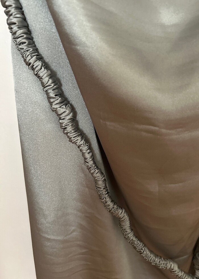 İpek kısa elbise 36 ben 38 bedene uyumlu - Görsel 3