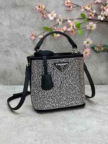 PANİER SATİN BAG WİTH CRYSTALS