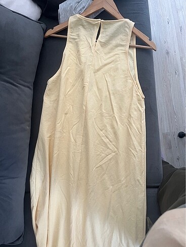l Beden sarı Renk Massimo dutti yazlık elbise