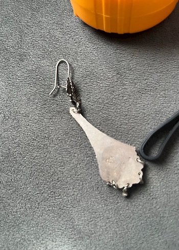 Opal taşlı gerçek gümüş küpe - Görsel 4