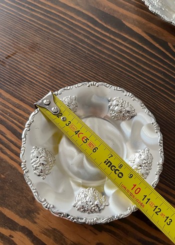 Alman gümüşü çay tabağı - Görsel 3