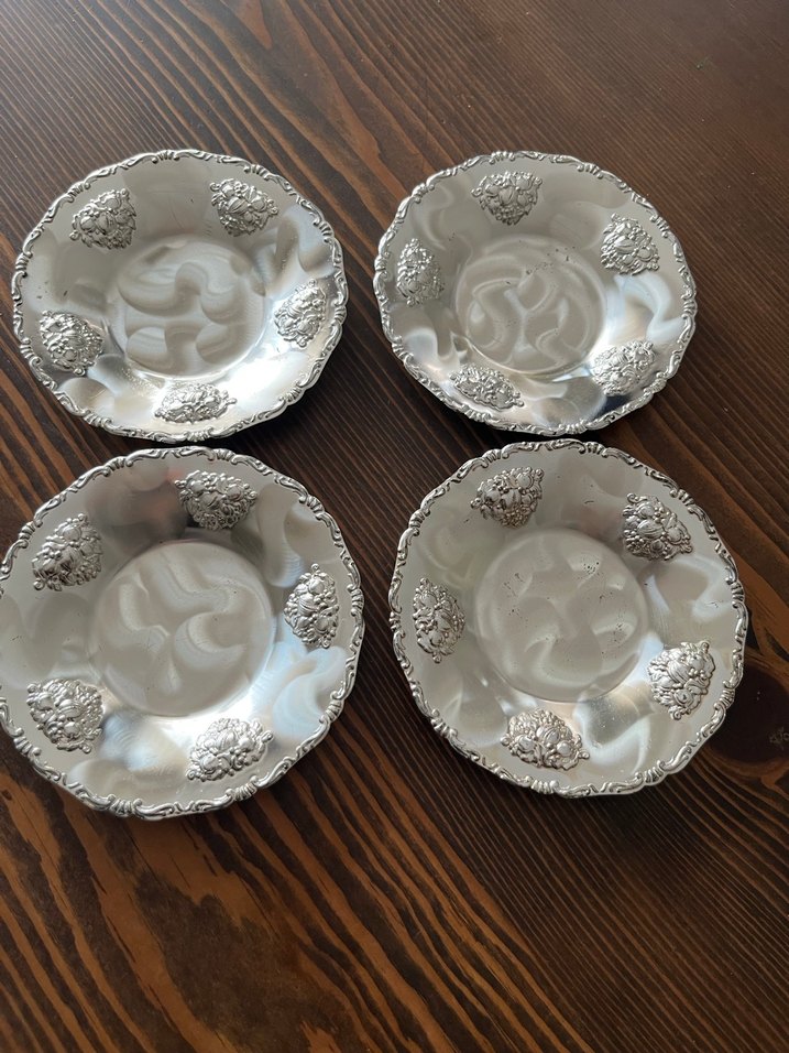 Alman gümüşü çay tabağı - Görsel 2