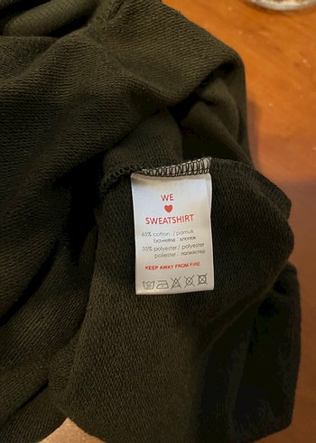 İthal etiketi kesik sweatshirt - Görsel 6