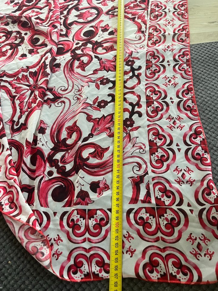 Kırmızı Bohem Tarzı Kadın Şal pareo - Görsel 3