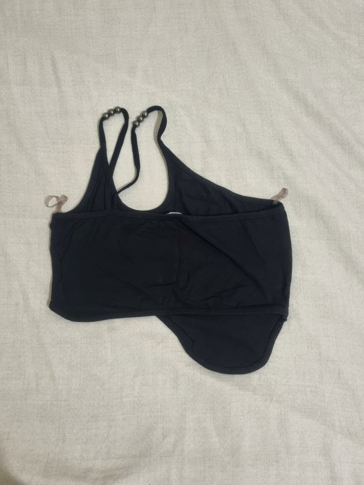 Siyah mini üst - Görsel 2