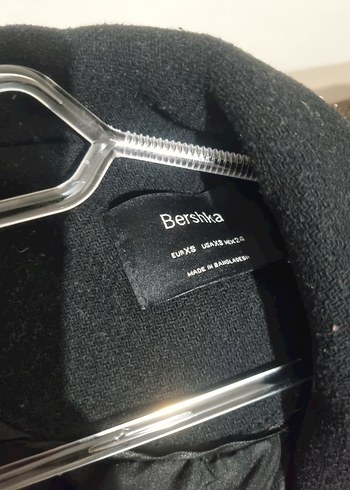 Siyah Tek Düğmeli Kaban - Görsel 3