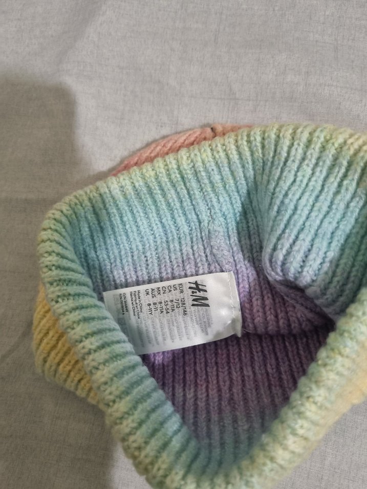 Pastel Renkli Örgü Kadın Bere ve şapka - Görsel 2