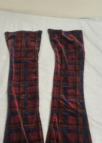 Kadın Kahverengi Pilili Salaş ispanyol Pantolon - Görsel 3