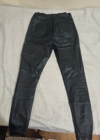 Mumlu deri pantolon - Görsel 3