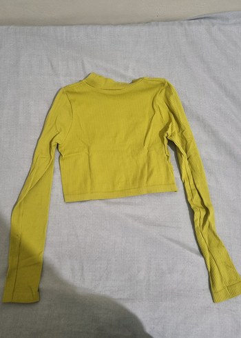 Sarı Kadın Balıkçı Yaka Uzun Kollu Triko - Görsel 3