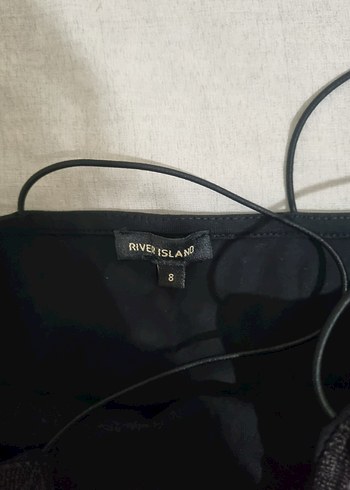 Püsküllü Siyah Mini Askılı Bluz - Görsel 3