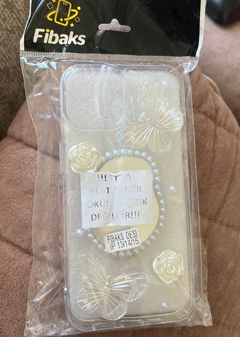 Beyaz Payetli Bohem iPhone 11 Telefon Kılıfı