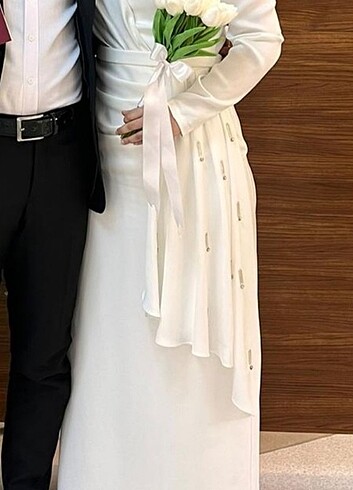 Beyaz nikah abiyesi 
