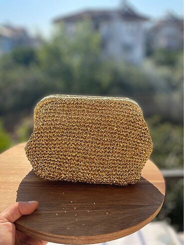 Diğer Gold Clutch Çanta