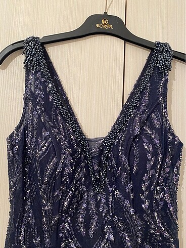 s Beden Haute couture lacivert abiye