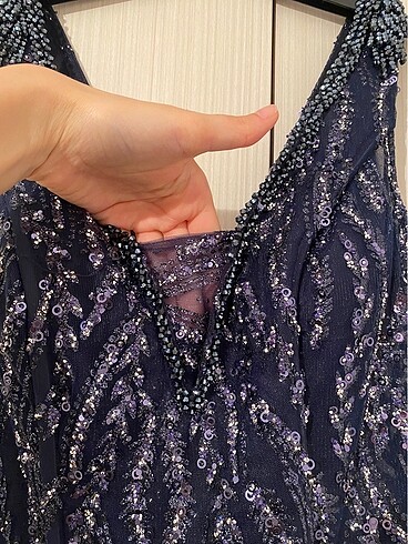 s Beden lacivert Renk Haute couture lacivert abiye