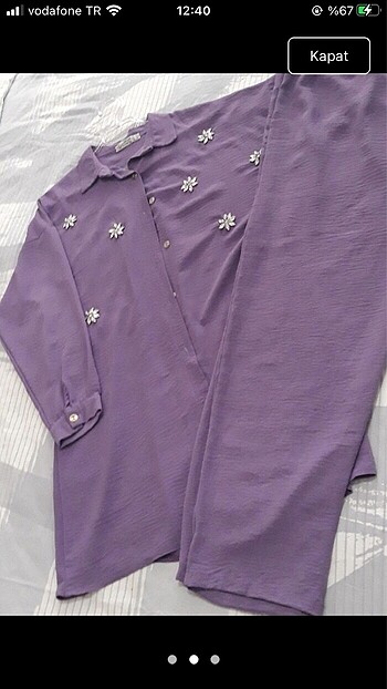 Pantolon tunik takım