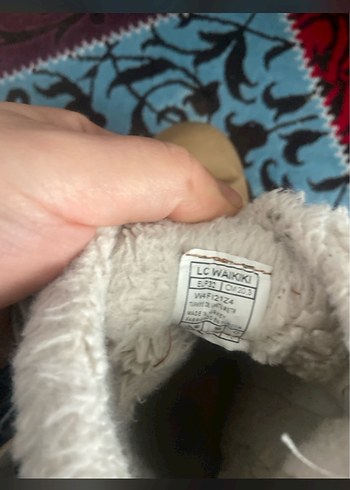 Kız Çocuk Bej Süet Kürklü Bot - Görsel 3