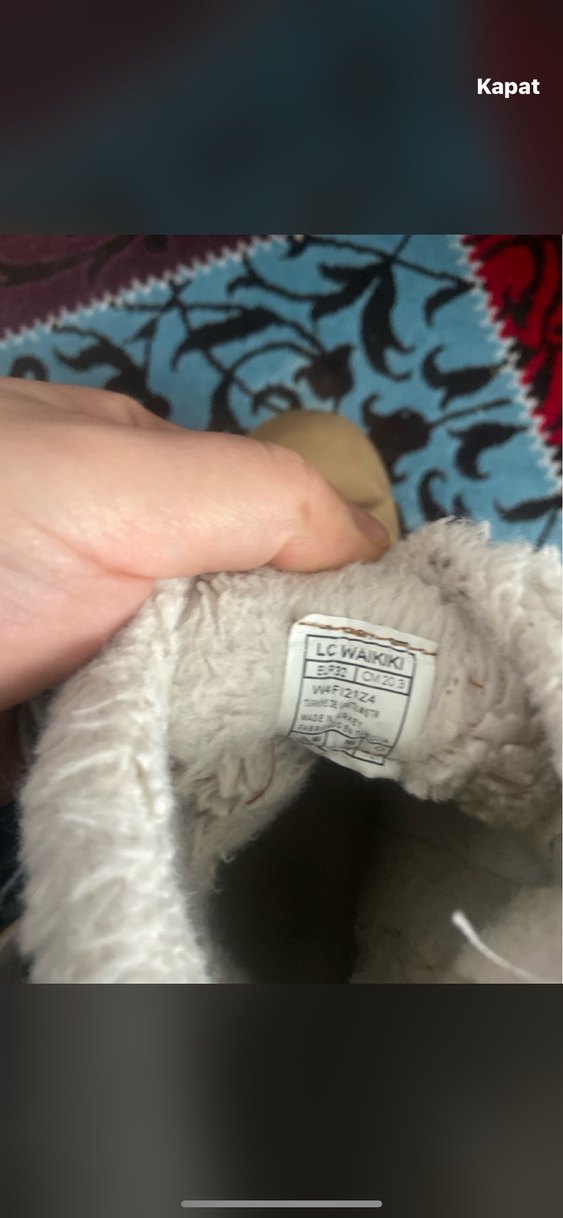 Kız Çocuk Bej Süet Kürklü Bot - Görsel 3