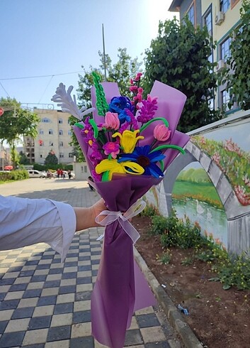  Beden Şönil çiçek buketi