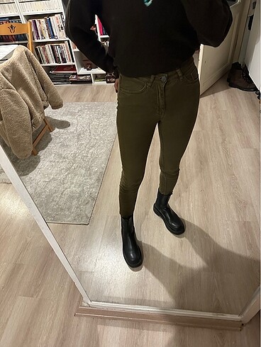 Haki renginde black pepper 34 beden pantolon